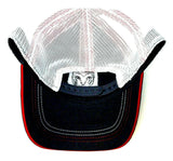 Dodge Ram Classic Logo Curved Bill Adjustable Mesh Trucker Hat