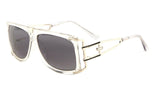 Gazelle Superfly Oversized Flat Top Square Hip Hop Luxury Aviator Sunglasses