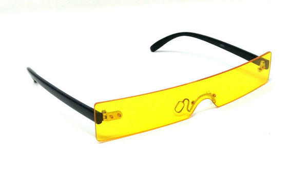 Rimless Corner One Piece Shield Lens Fashion Cat Eye Wholesale Sunglasses