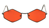 Slim Classic Hexagon Luxury Geometric Sunglasses