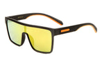 Futuristic Polarized Shield Square Aviator Sunglasses