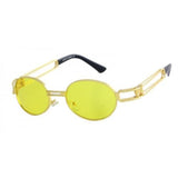 Slim Round Classic Oval Luxury Steampunk Sunglasses