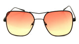 Oversized Brow Bar Square Aviator Sunglasses