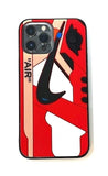Jumpman Logo Sneaker Kicks iPhone 13 Pro Max 6.7 Silicone Bumper Case