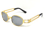 Slim Round Classic Oval Luxury Steampunk Sunglasses
