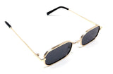 Slim Rectangular Geometric  Classic Luxury Aviator Sunglasses