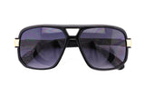 Gazelle Swag Square Oversized Hip Hop Luxury Aviator Sunglasses