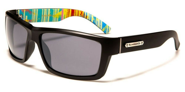biohazard goggles Biohazard Abstract Wrap Around Rectangular Sport Sunglasses – Dweebzilla.com