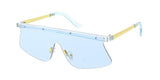 Kahuna Semi Rimless One Piece Shield Lens Sunglasses