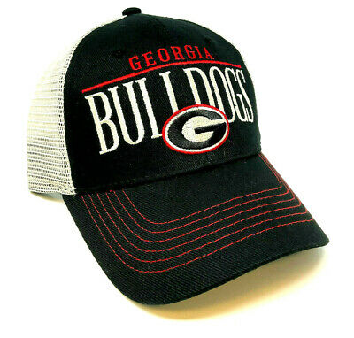 University of Georgia Bulldogs UGA Black Tan Mesh Trucker Snapback Hat
