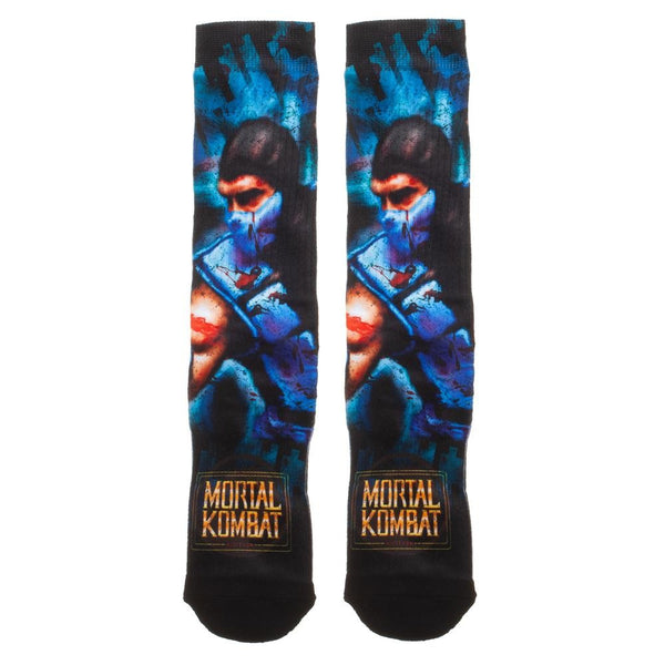 Mortal Kombat Sub Zero Action Pose Premium Sublimated Crew Socks