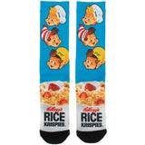 Kellogg's Rice Krispies Premium Sublimated All Over Print Men's Crew Socks