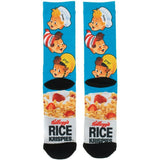 Kellogg's Rice Krispies Premium Sublimated All Over Print Men's Crew Socks