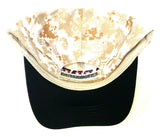 United States Marine Corps Digital Desert Camo Text Logo Adjustable Hat