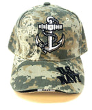 United States Navy Anchor Digital Camo Adjustable Hat