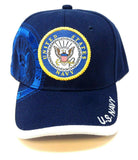 United States Navy Blue 3D Seal Logo Adjustable Hat