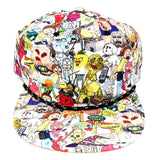 Rick & Morty Characters Sublimated All Over Print Slouch Snapback