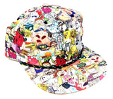 Rick & Morty Characters Sublimated All Over Print Slouch Snapback
