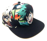 My Hero Academia Characters Big Face Sublimated All Over Print Snapback