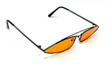 Slim Geometric Cat Eye Inverted Triangle Sunglasses