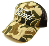 Ford Mesh Trucker Adjustable Camouflage Curved Bill Snapback Hat