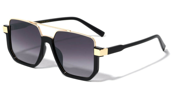 Luxury Elite Square Aviator Elegant Hip Hop Sunglasses