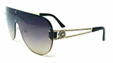 Kleo Lionhead Oversized Flat Top Luxury Sunglasses