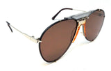 Luxury Turbo Aviator Sunglasses w/ Floating Lenses