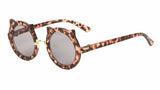 Kitty Cat Ear Kids Youth Round Circle Lens Sunglasses