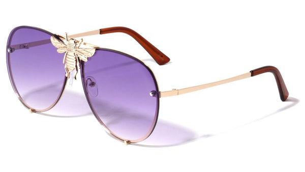 Men Sunglasses Silver Mirror Lens Elegant Design Luxury Hip Hop Shades 2023  NEW