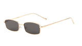 Provost Slim Rectangular Classic Metal Luxury Aviator Sunglasses