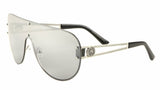 Kleo Lionhead Oversized Flat Top Luxury Sunglasses