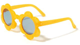 Kids Youth Sunflower Shaped Classic Sunglasses